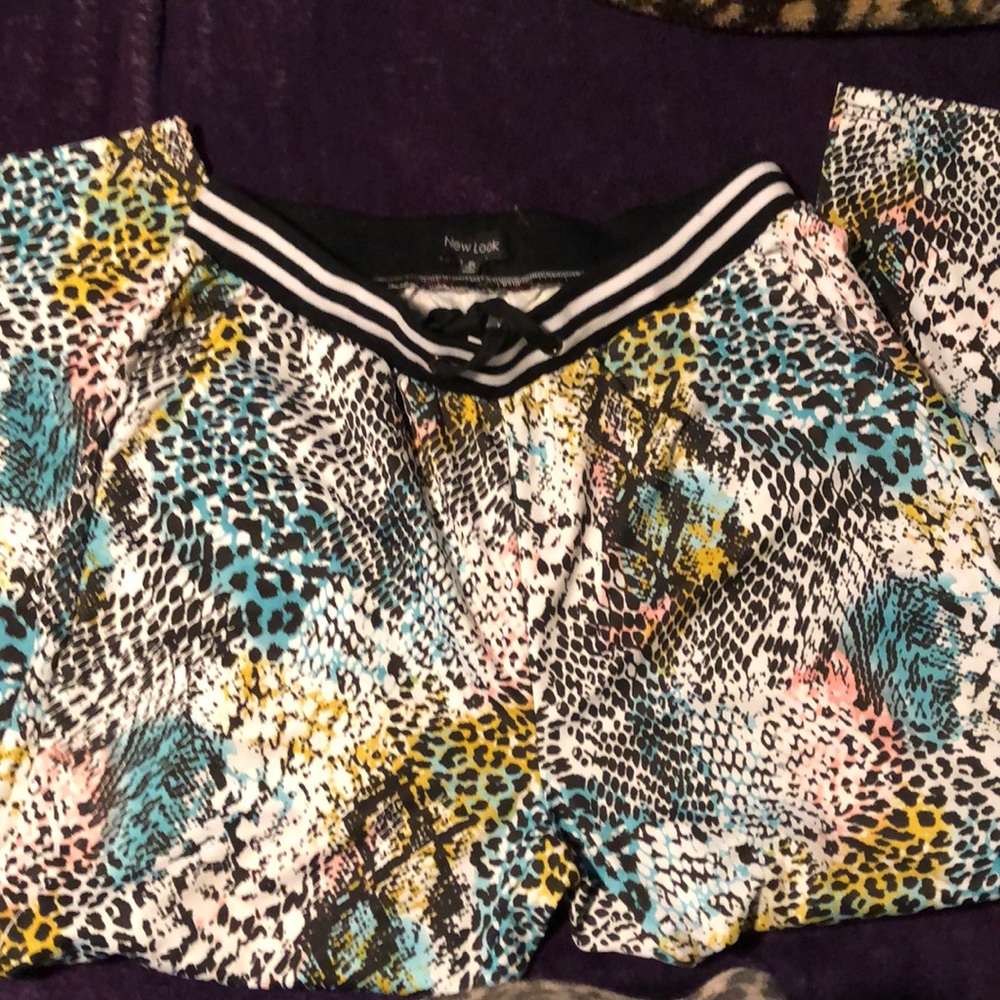 New Look snakeskin/leopard Pants 2X